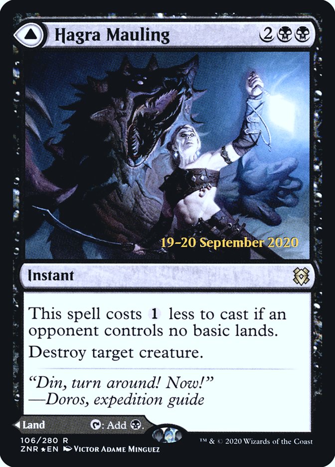 Hagra Mauling (PRE-106) - Zendikar Rising Promos Foil