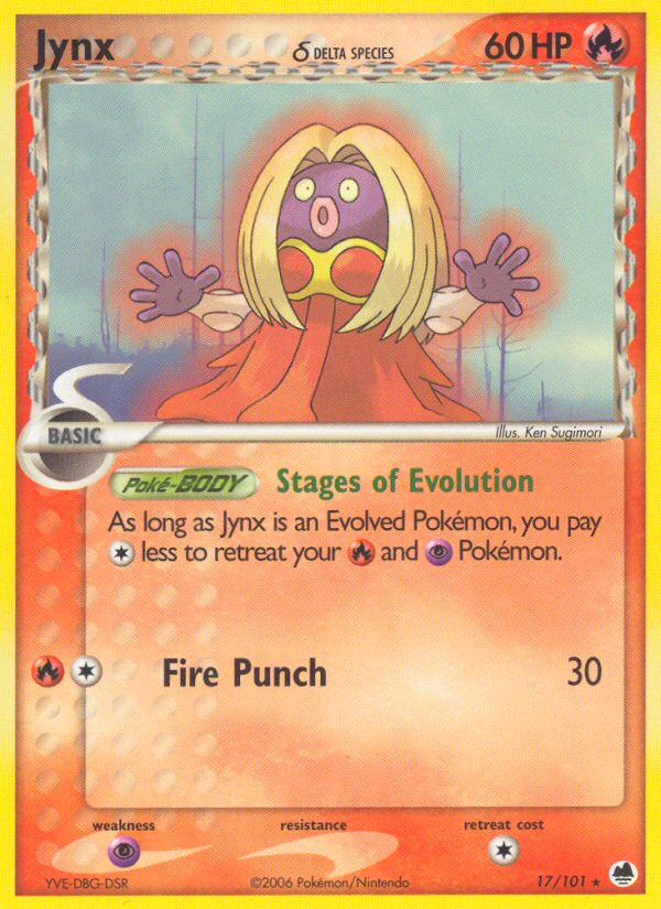 Jynx (Delta Species)/101 - Dragon Frontiers