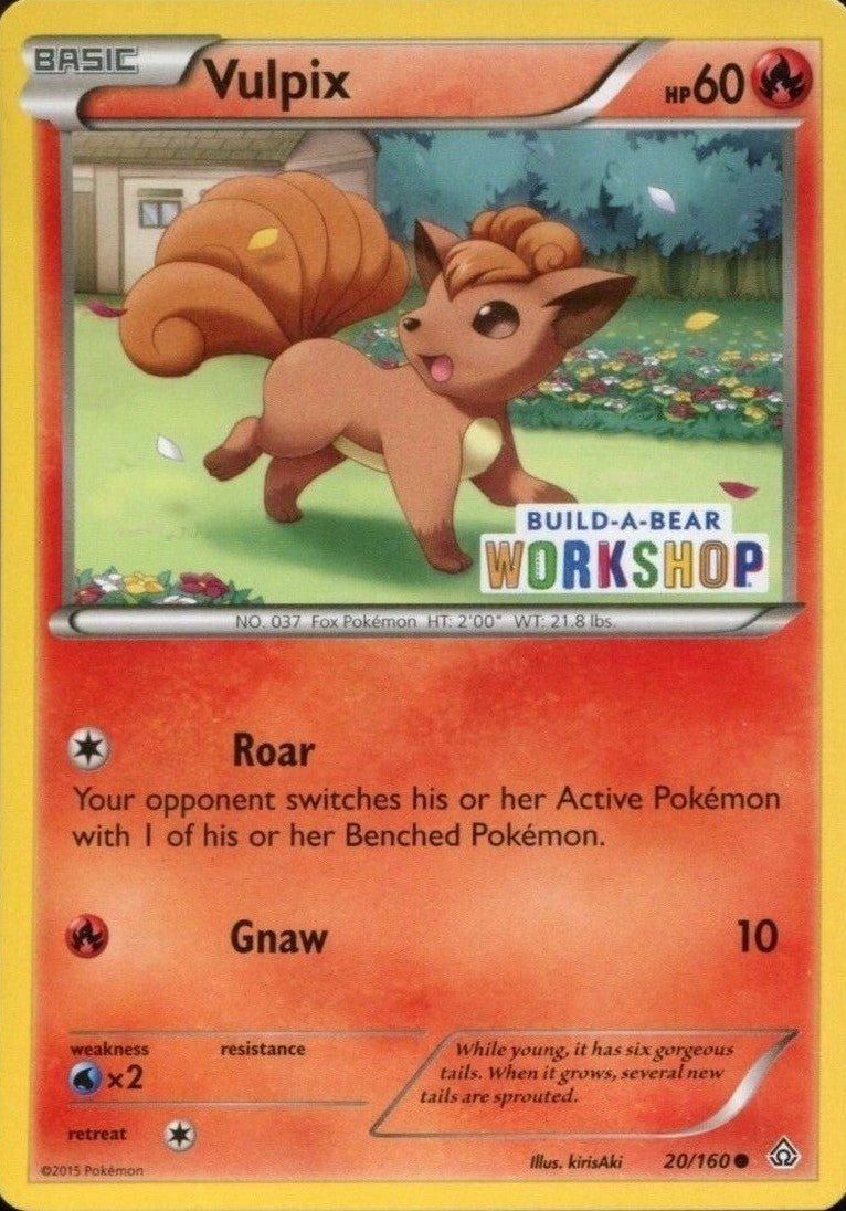 Vulpix - 20/160 (Build-A-Bear Workshop Exclusive) 20 - Miscellaneous Cards & Products