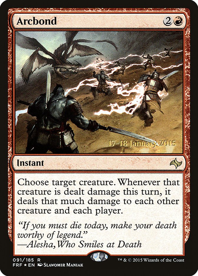 Arcbond (PRE-091) - Fate Reforged Promos Foil