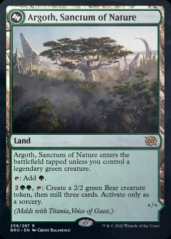Argoth, Sanctum of Nature (BRO-256) - The Brothers' War