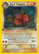 Dark Dugtrio (6) 6/82 - Team Rocket 1st Edition Holofoil