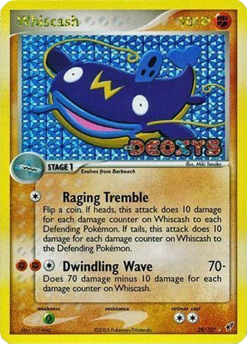 Whiscash/107 - Deoxys Reverse Holofoil