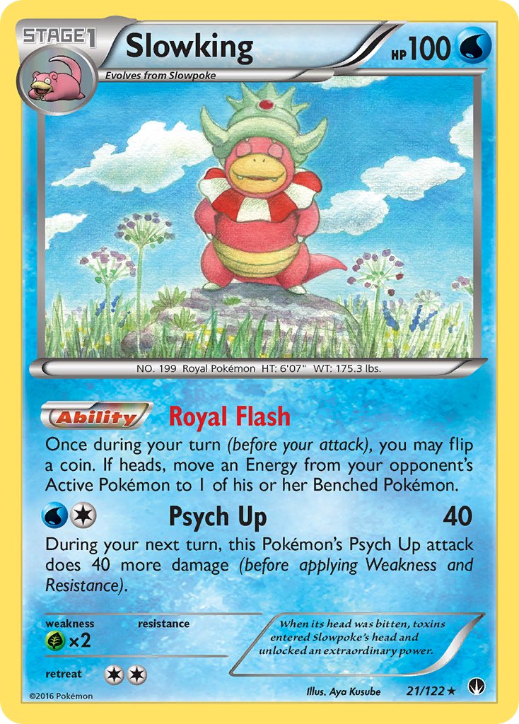 Slowking - 21/122 (XY BREAKpoint) - Deck Exclusives