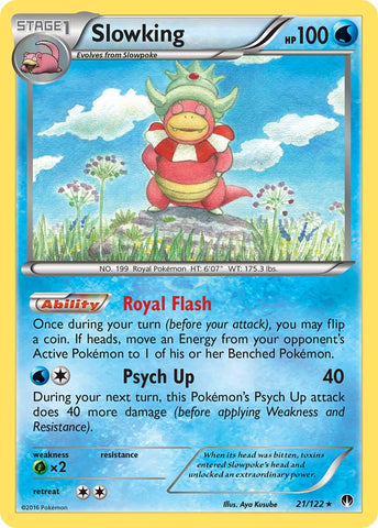 Slowking - 21/122 (XY BREAKpoint) - Deck Exclusives