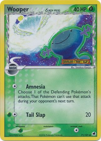 Wooper (Delta Species) 71/101 - Dragon Frontiers Reverse Holofoil