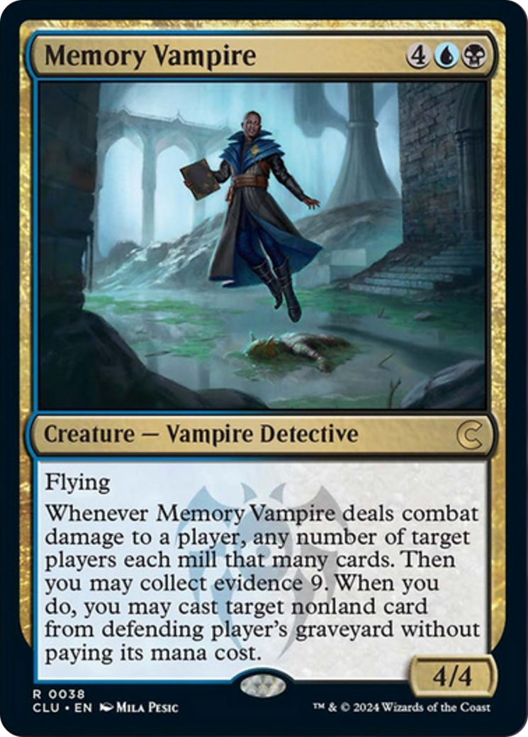 Memory Vampire (CLU-038) - Ravnica: Clue Edition