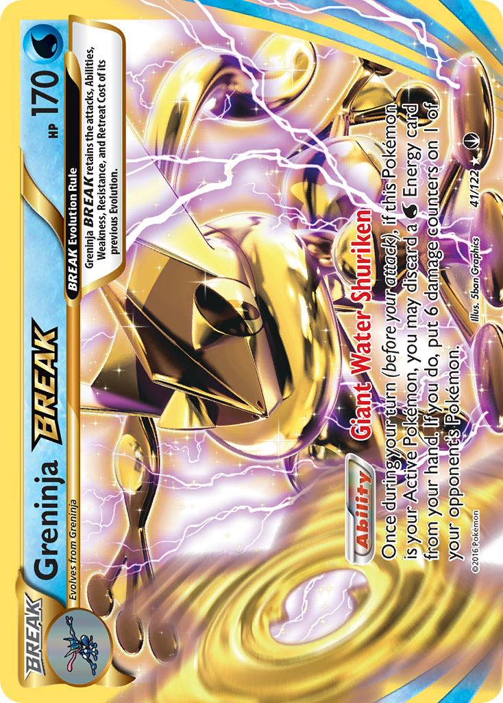 Greninja BREAK 41/122 - XY  BREAKpoint Holofoil