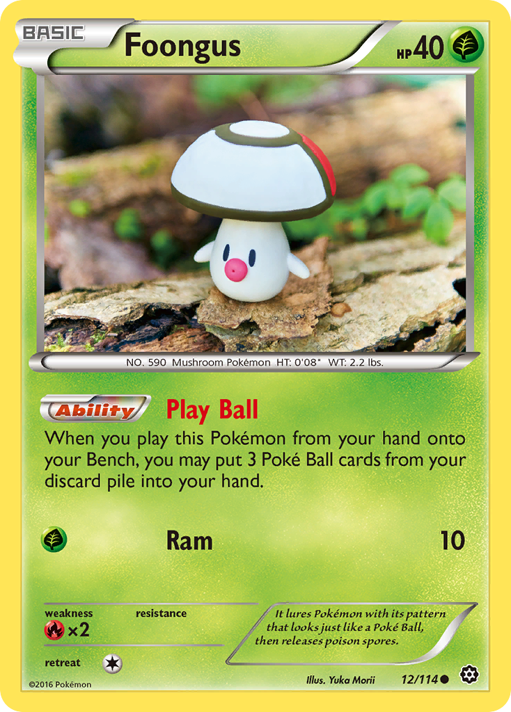 Foongus 12/114 - XY  Steam Siege