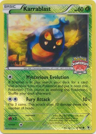 Karrablast - 8/101 (Championship Series) [Staff] - League & Championship Cards Reverse Holofoil