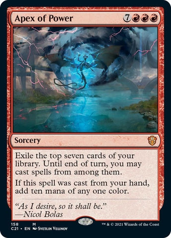 Apex of Power (C21-158) - Commander 2021
