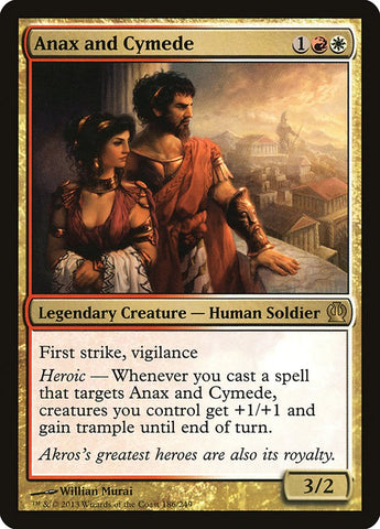 Anax and Cymede (THS-186) - Theros
