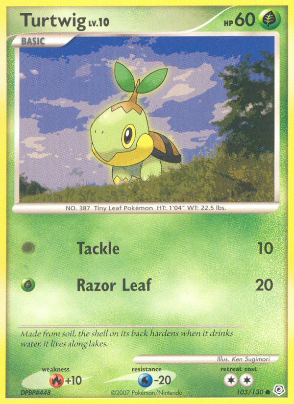 Turtwig 103/130 - Diamond and Pearl