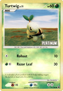 Turtwig - 77/100 [Platinum] - Burger King Promos Reverse Holofoil