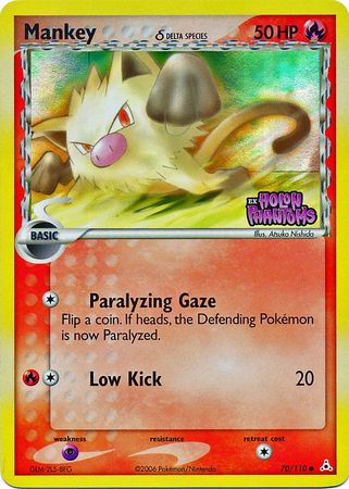 Mankey (Delta Species) 70/110 - Holon Phantoms Reverse Holofoil