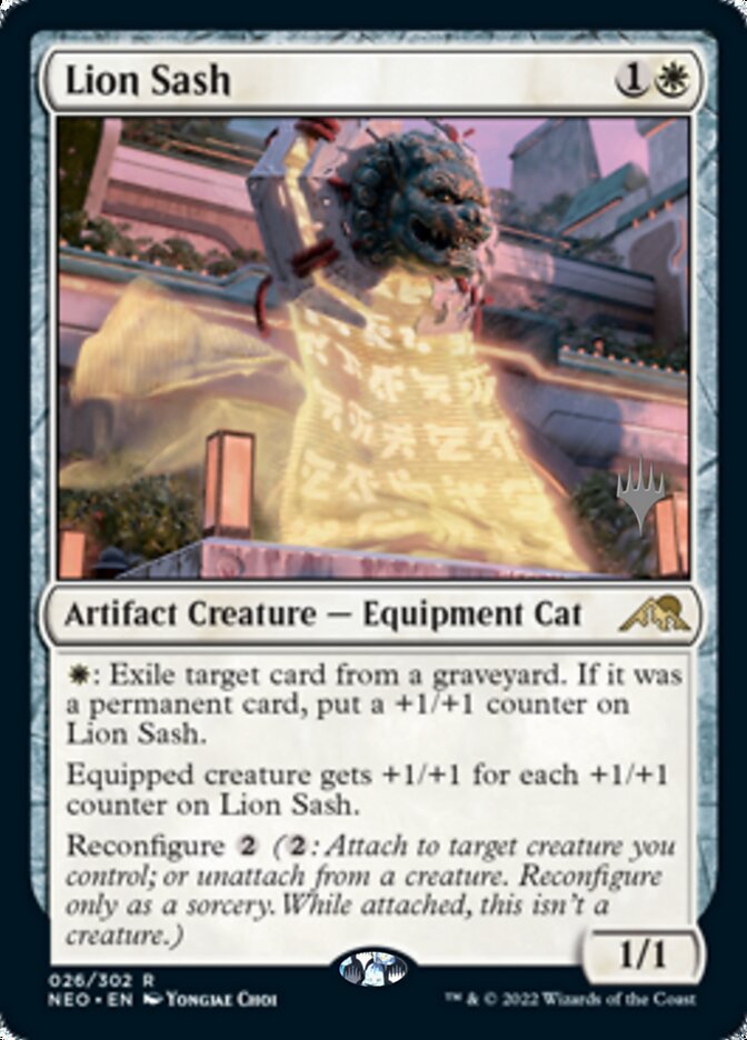 Lion Sash (PPNEO-026) - Kamigawa: Neon Dynasty Promos