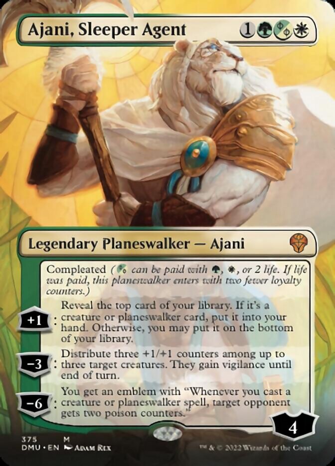 Ajani, Sleeper Agent (375) (DMU-375) - Dominaria United (Borderless)