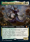 Leinore, Autumn Sovereign (Extended Art) (MIC-039) - Midnight Hunt Commander: (Extended Art)