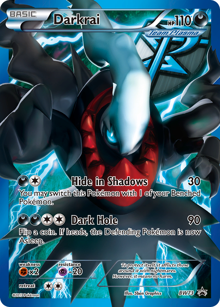 Darkrai - BW73 (BW Black Star Promos) - Jumbo Cards Holofoil