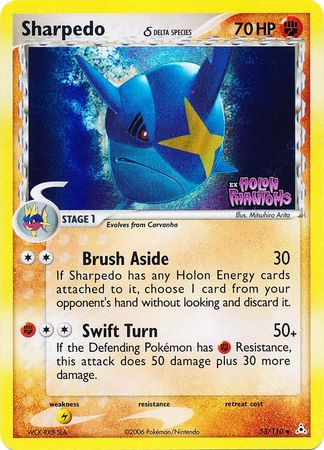Sharpedo (Delta Species)/110 - Holon Phantoms Reverse Holofoil