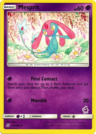 Mesprit - 84/236 (Mewtwo Stamped) - Battle Academy