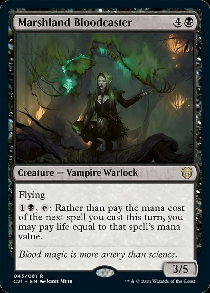 Marshland Bloodcaster (C21-043) - Commander 2021