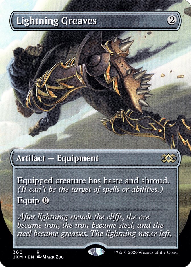Lightning Greaves (Borderless) (2XM-360) - Double Masters (Borderless)