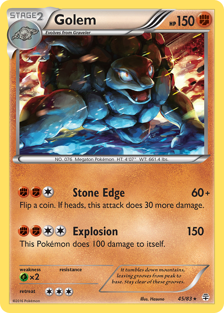 Golem/83 - Generations Holofoil