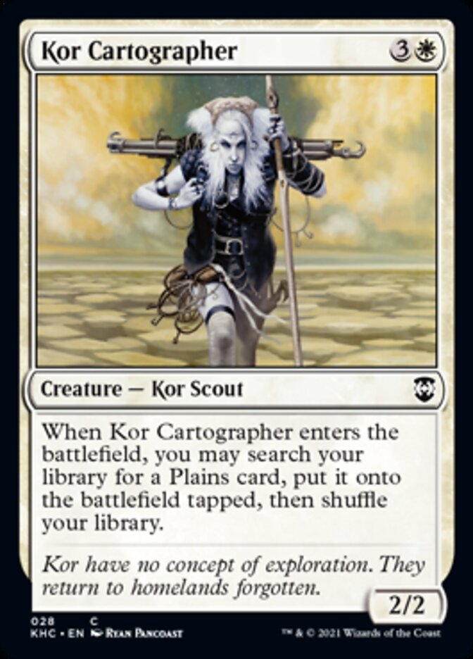 Kor Cartographer (KHC-028) - Kaldheim Commander