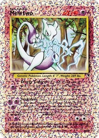 Mewtwo - S4/S4 (Box Topper) - Jumbo Cards Reverse Holofoil