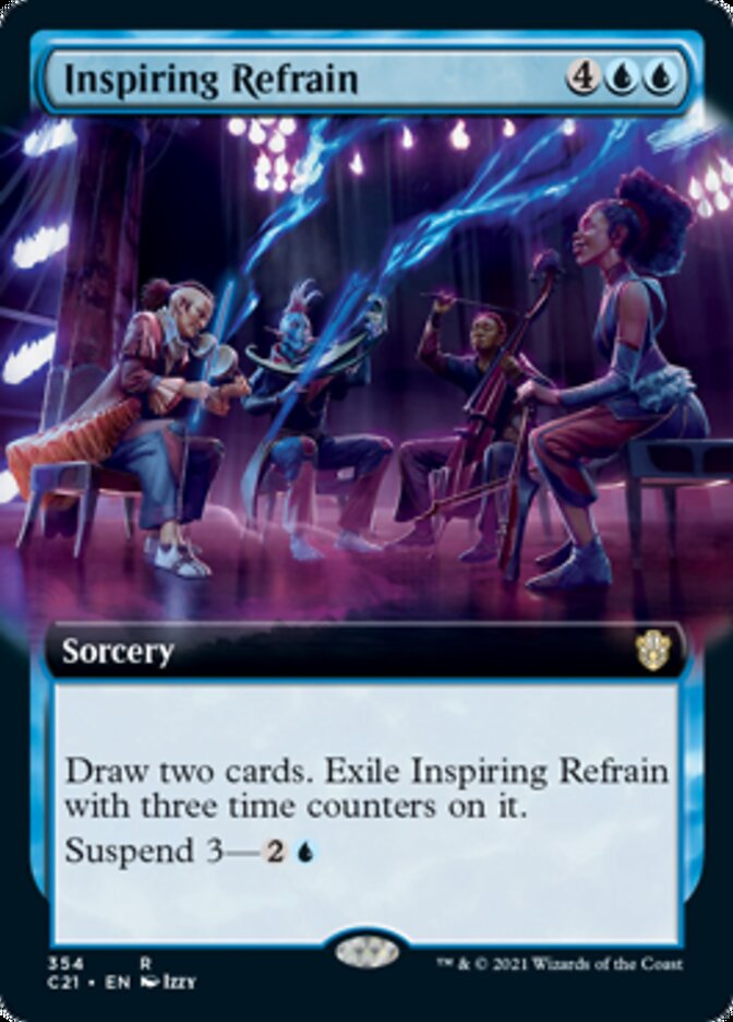Inspiring Refrain (Extended Art) (C21-354) - Commander 2021: (Extended Art)
