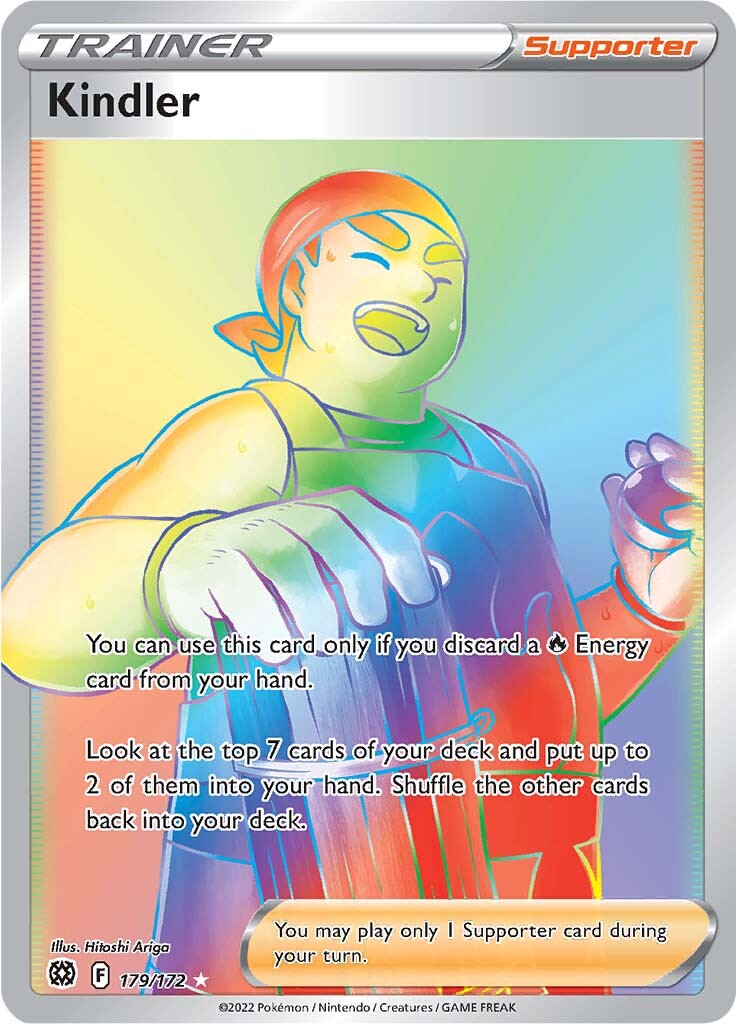 Kindler (Secret) 179/172 - SWSH09 Brilliant Stars Holofoil
