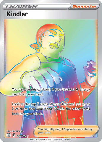 Kindler (Secret) 179/172 - SWSH09 Brilliant Stars Holofoil