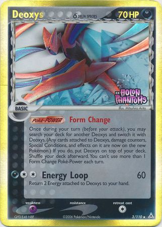 Deoxys (Delta Species - Attack Forme)/110 - Holon Phantoms Reverse Holofoil