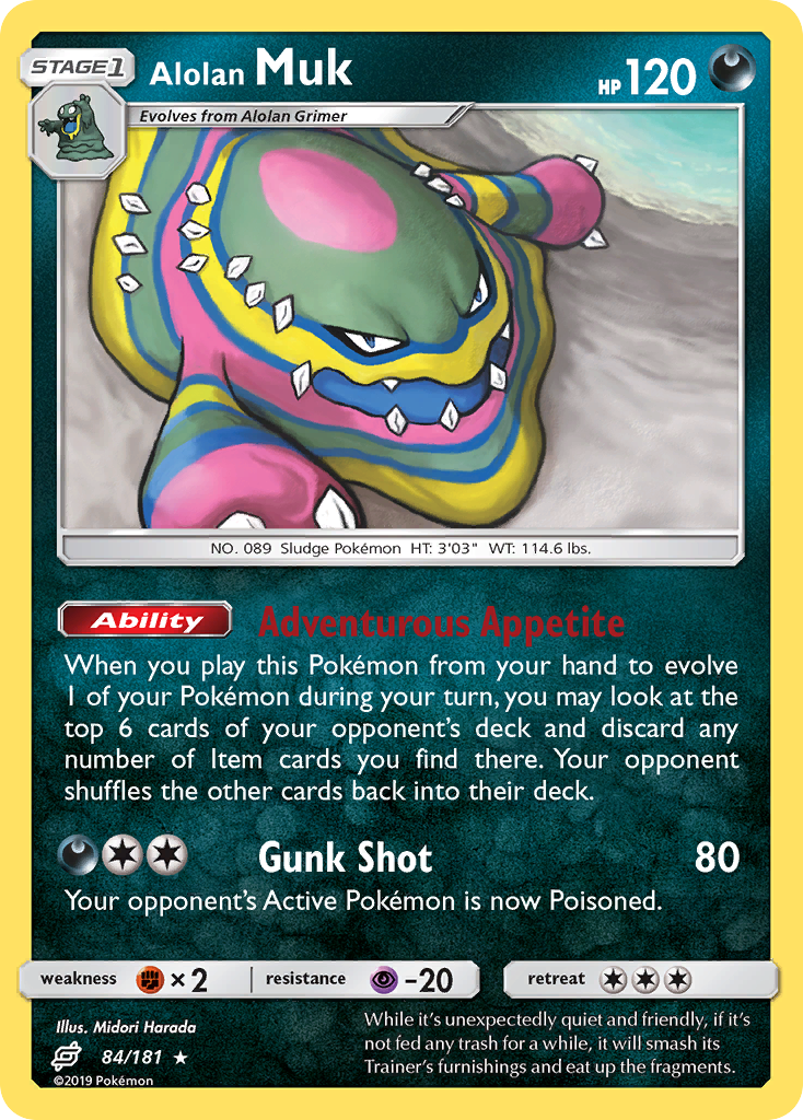 Alolan Muk 84/181 - SM  Team Up