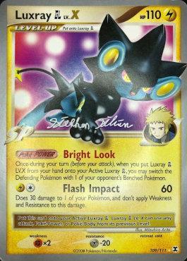 Luxray GL LV.X - 2009 (Stephen Silvestro) 109 - World Championship Decks