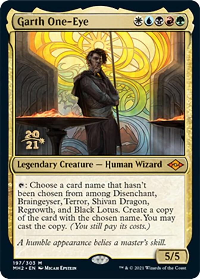 Garth One-Eye (PRE-197) - Modern Horizons 2 Promos Foil