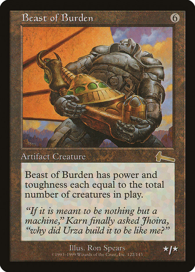 Beast of Burden [Urza's Legacy]