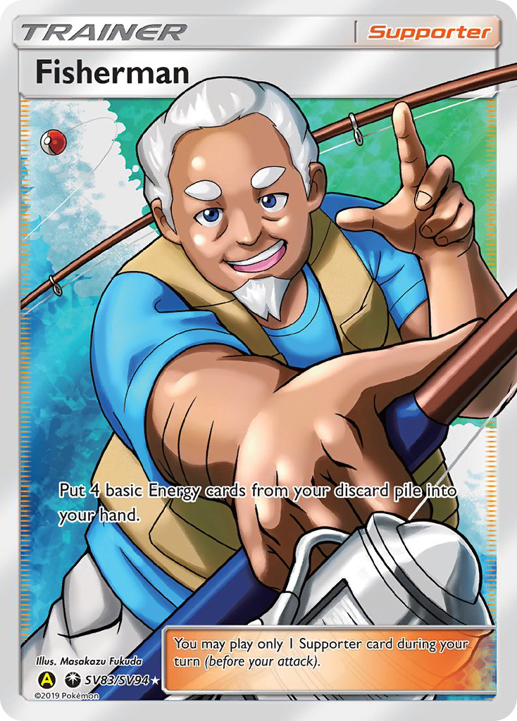 Fisherman SV83/94 - Hidden Fates Shiny Vault Holofoil