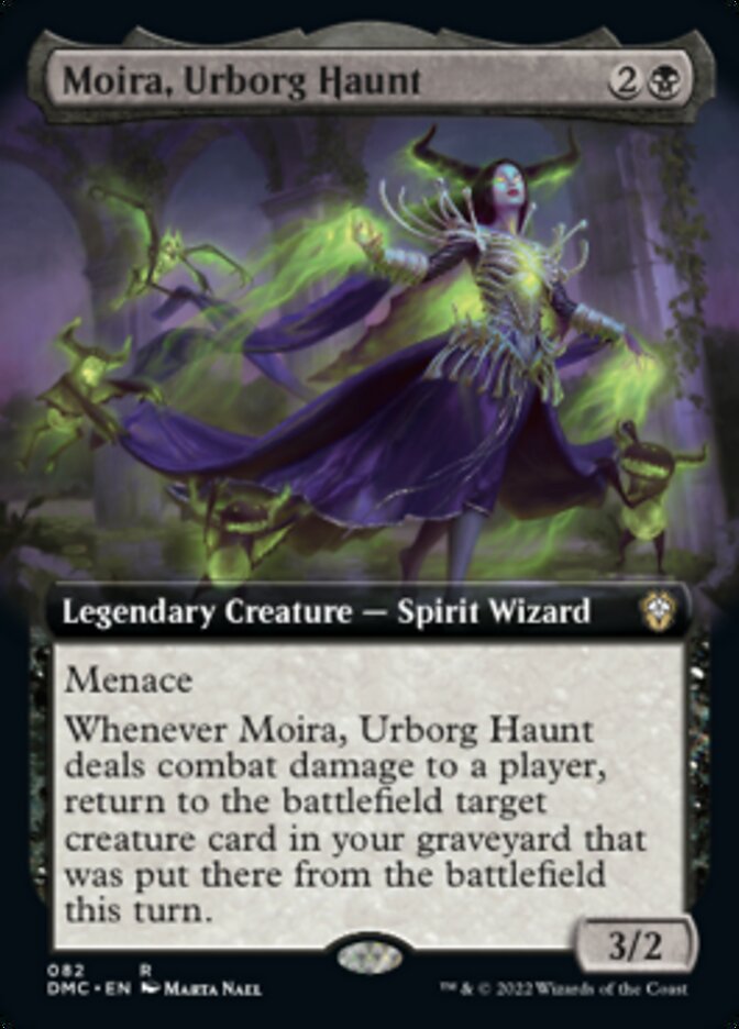 Moira, Urborg Haunt (Extended Art) (DMC-082) - Dominaria United Commander: (Extended Art)