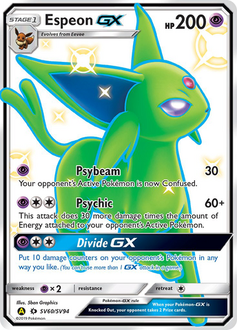 Espeon GX/94 - Hidden Fates Shiny Vault Holofoil