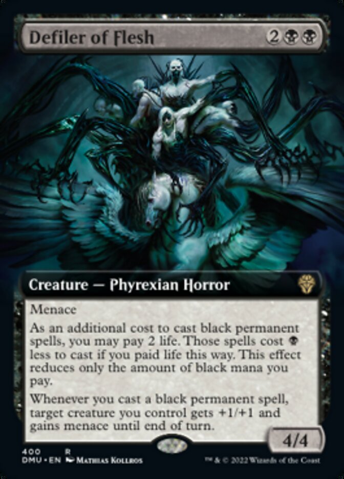 Defiler of Flesh (Extended Art) (DMU-400) - Dominaria United: (Extended Art)