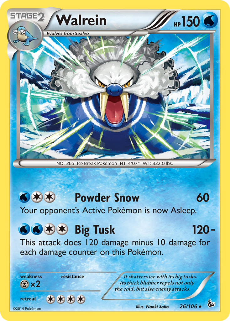 Walrein 26/106 - XY  Flashfire