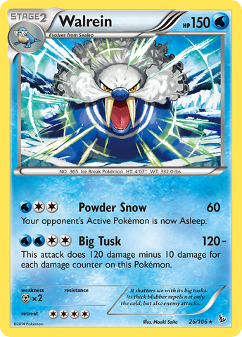 Walrein 26/106 - XY  Flashfire
