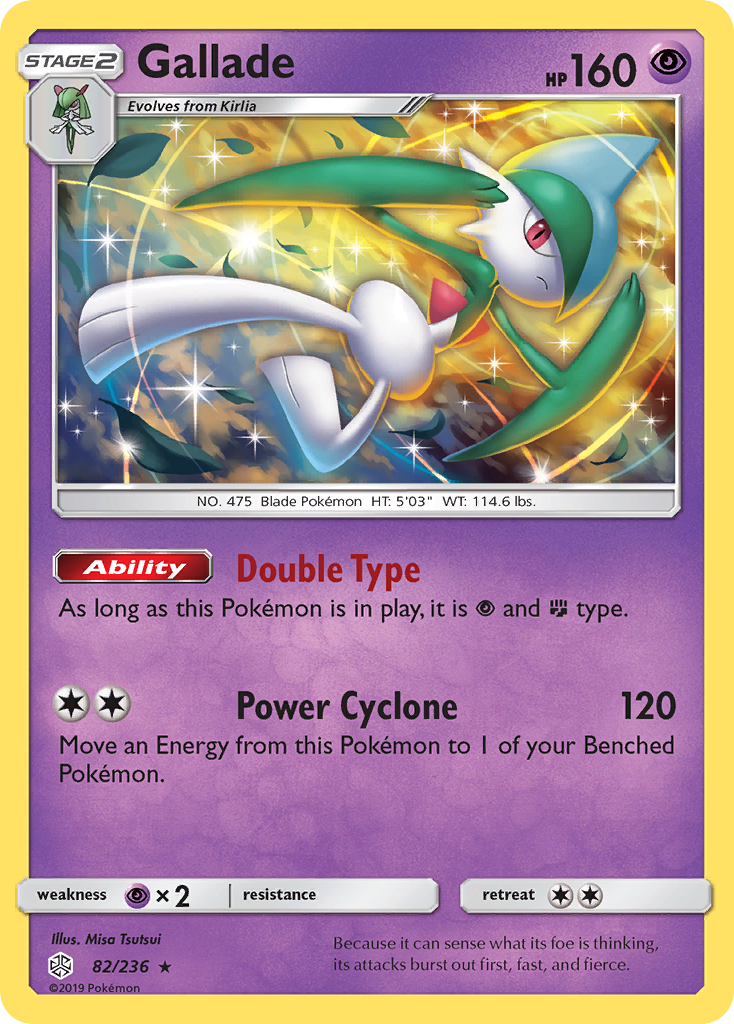 Gallade 82/236 - SM  Cosmic Eclipse Holofoil