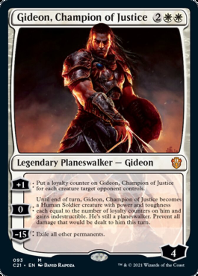 Gideon, Champion of Justice (C21-093) - Commander 2021