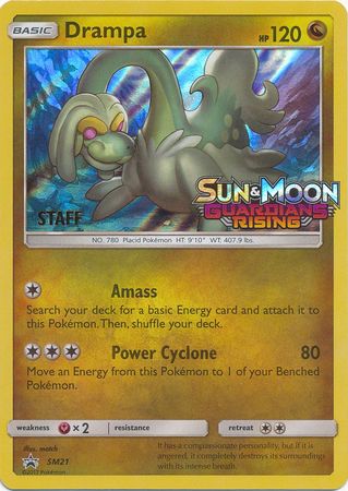 Drampa - SM21 (Prerelease) [Staff] - SM Promos Holofoil