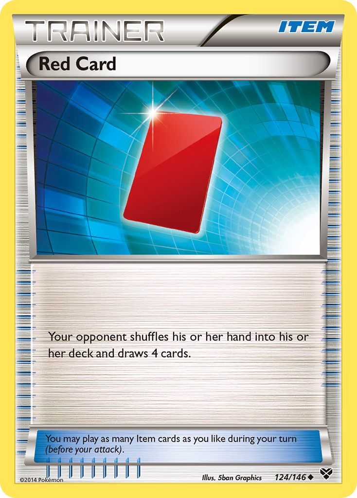 Red Card 124/146 - XY Base Set