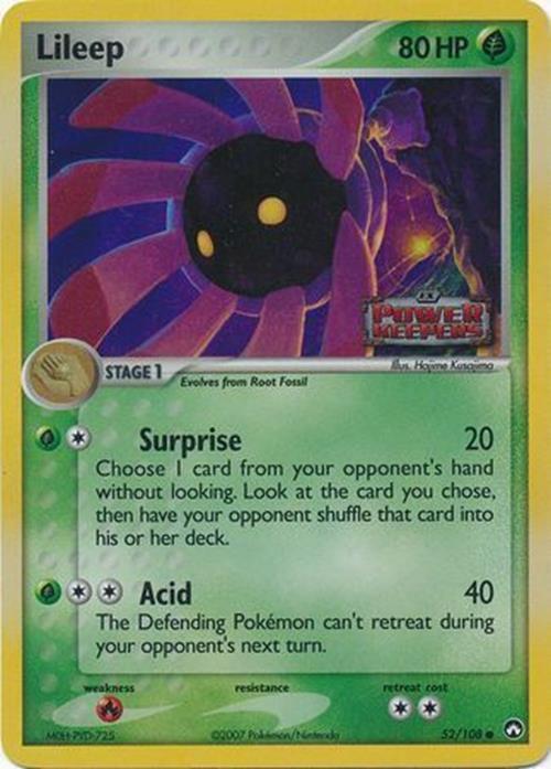 Lileep/108 - Power Keepers Reverse Holofoil