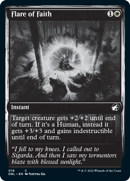Flare of Faith (DBL-019) - Innistrad: Double Feature